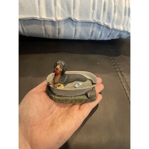 Dachshund Figurine Cold Bronze Cast